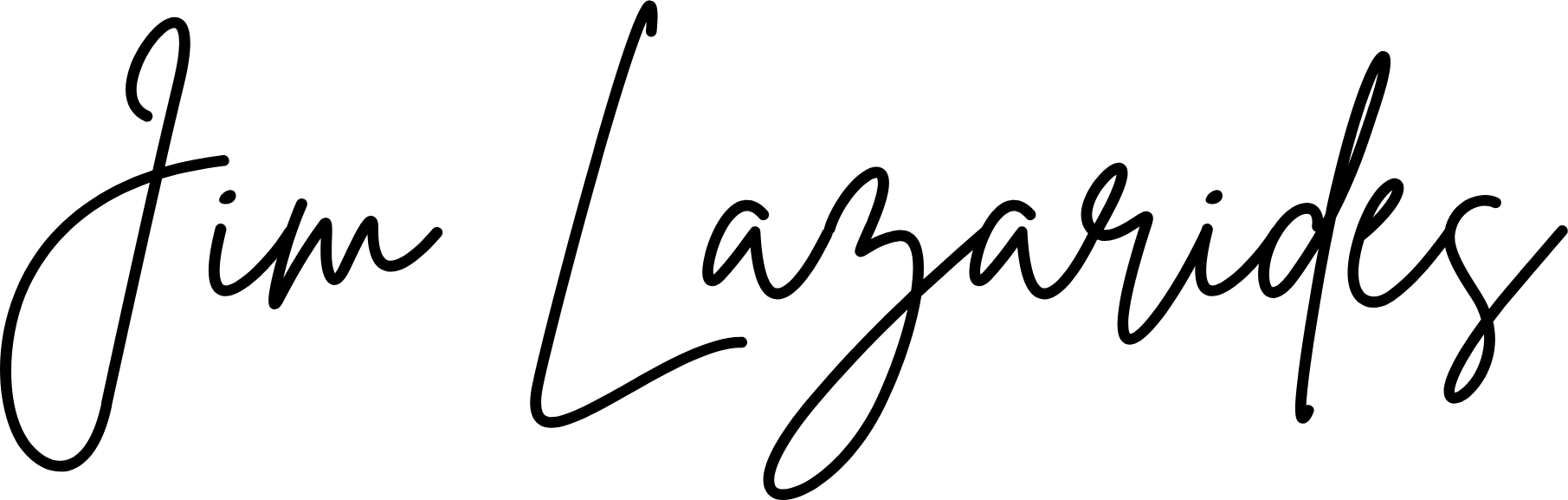 Jim Lazarides signature
